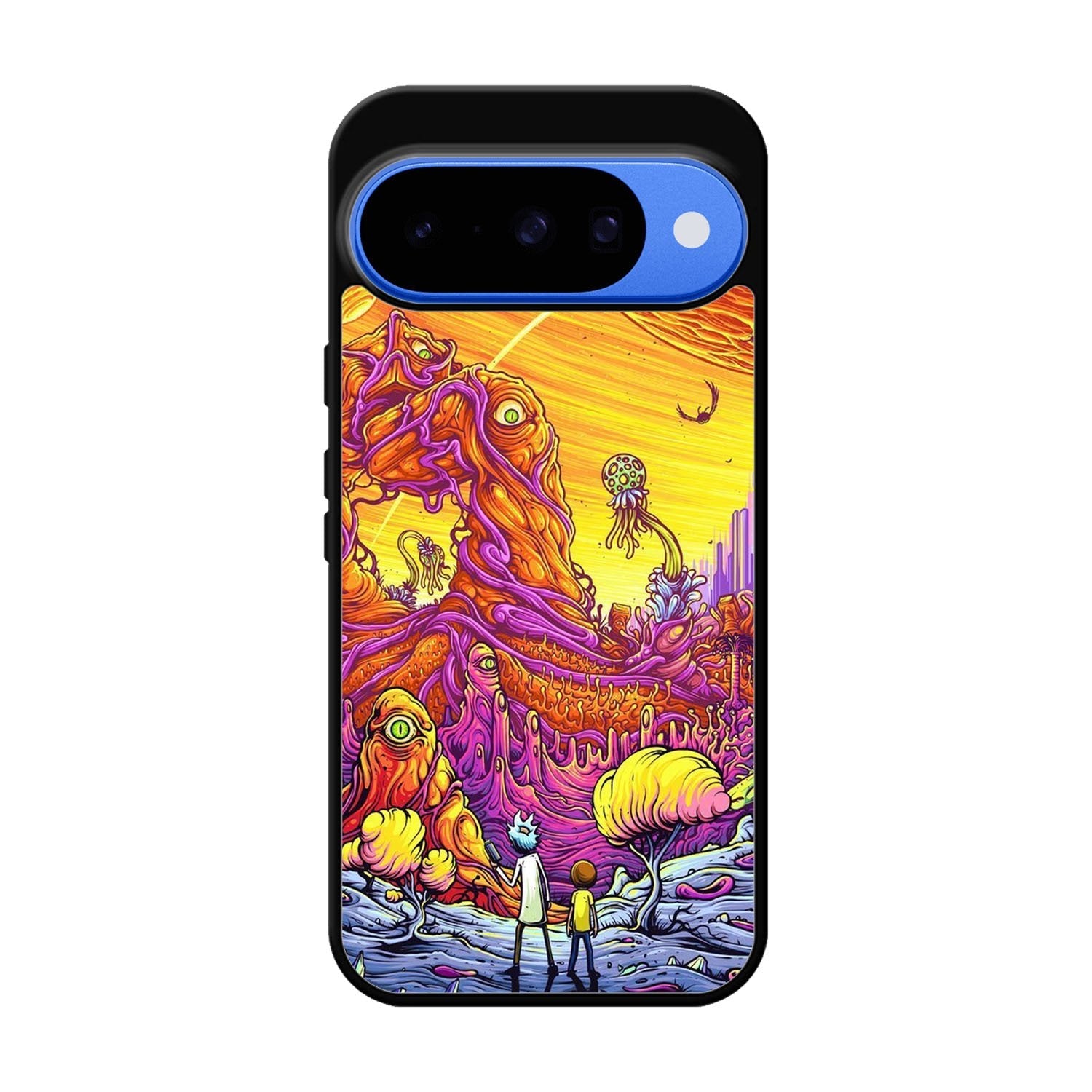 Rick And Morty World Full Colour Google Pixel 10 Case QC1044