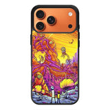 Rick And Morty World Full Colour iPhone 17 Pro Max Case QC1044