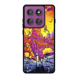 Rick And Morty World Full Colour Motorola Moto Edge 60 Pro Case QC1044