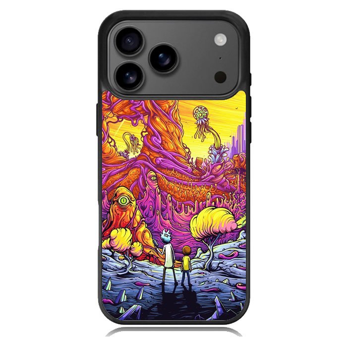 Rick And Morty World Full Colour Samsung Galaxy S26 Case OV1044