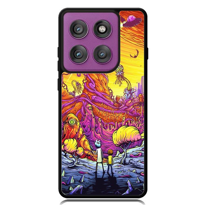 Rick And Morty World Full Colour Motorola Moto Edge 2025 | Moto Edge 60 Fusion | Moto Edge 60 Pro Case OV1044