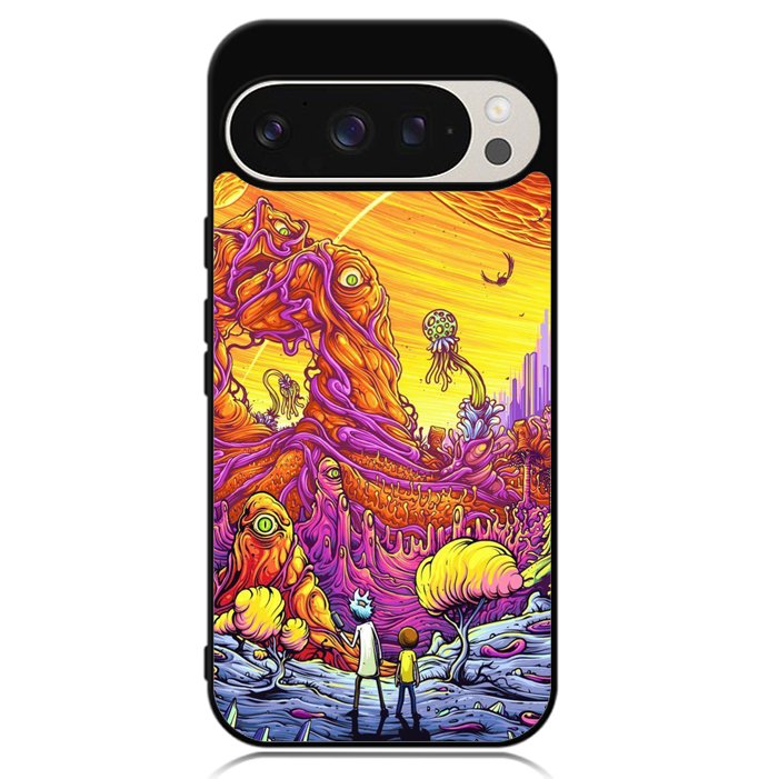 Rick And Morty World Full Colour Google Pixel 9 | Pixel 9 Pro Case OV1044