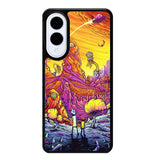 Rick And Morty World Full Colour Samsung Galaxy S25 Edge 5G Case OV1044