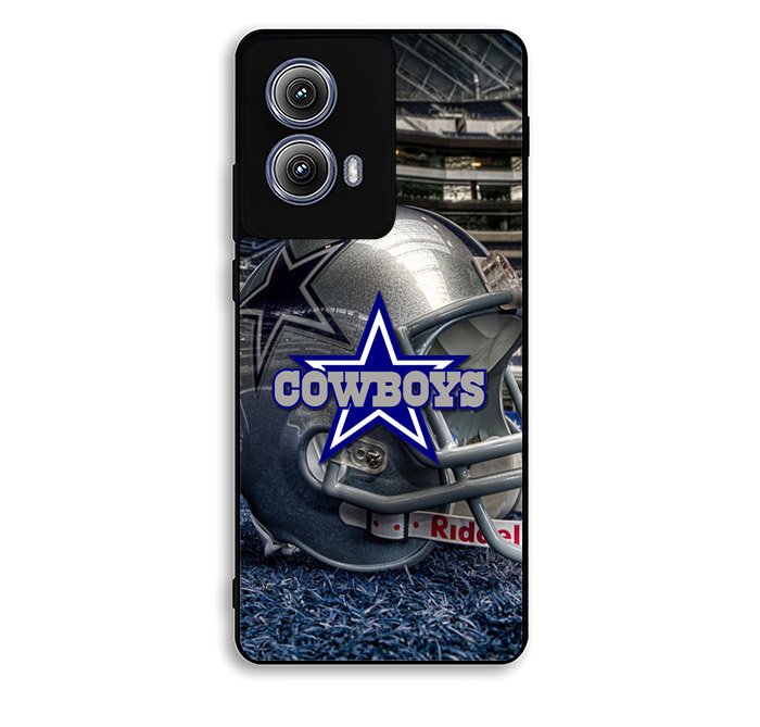Dallas Cowboys Helmet Motorola Moto Edge 2024 Case OV8260