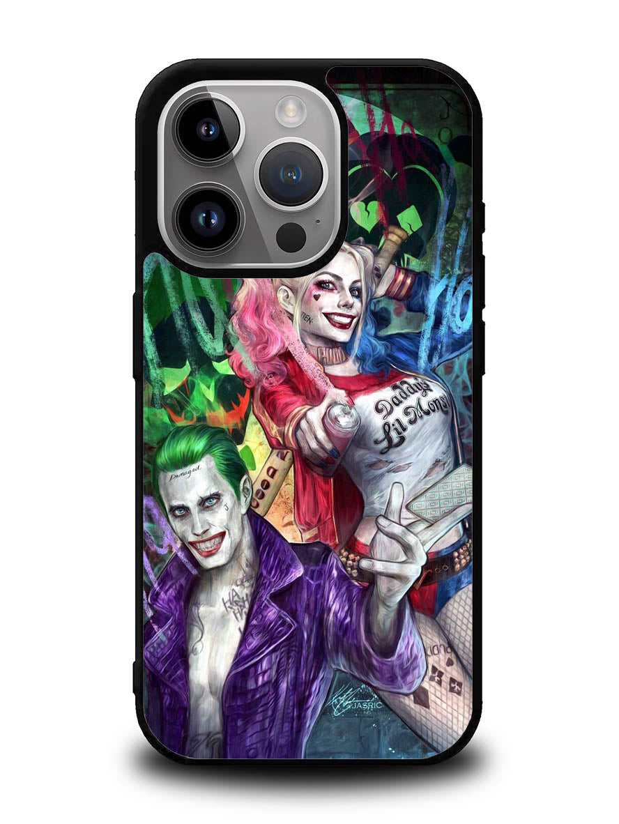 Harley Quinn And The Joker iPhone 15 Pro Case