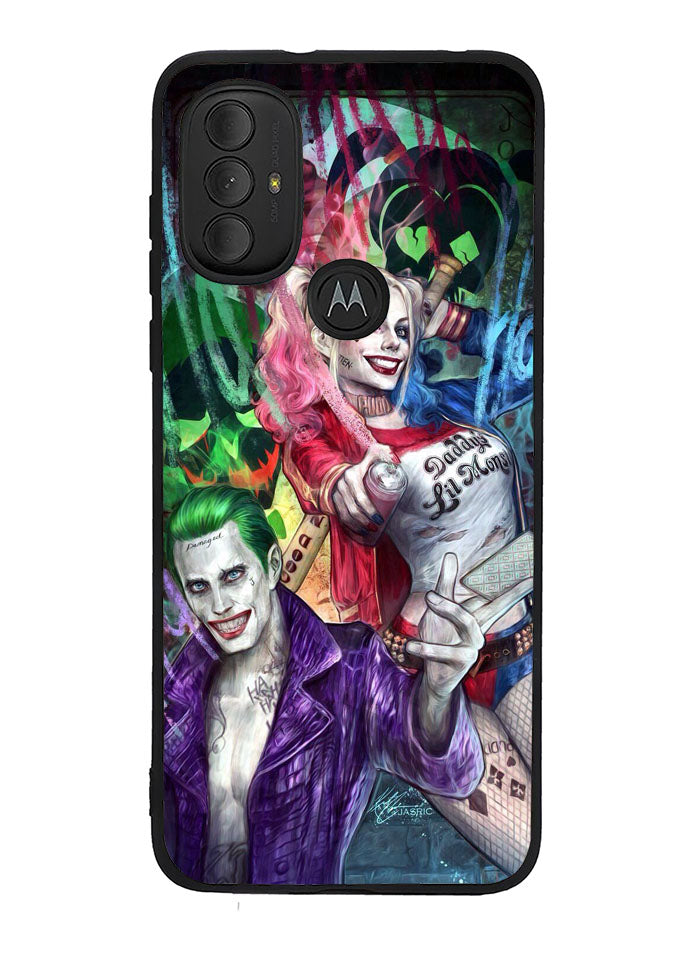 Harley Quinn And The Joker Motorola Moto G Pure 2021 , Moto G Power 2022 Case