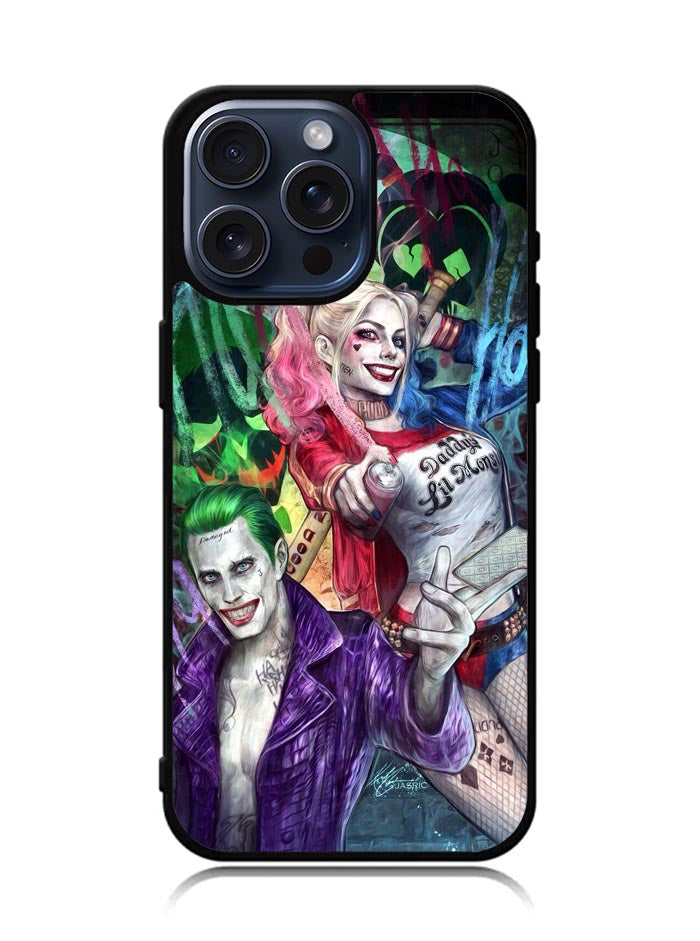 Harley Quinn And The Joker iPhone 15 Pro Max Case