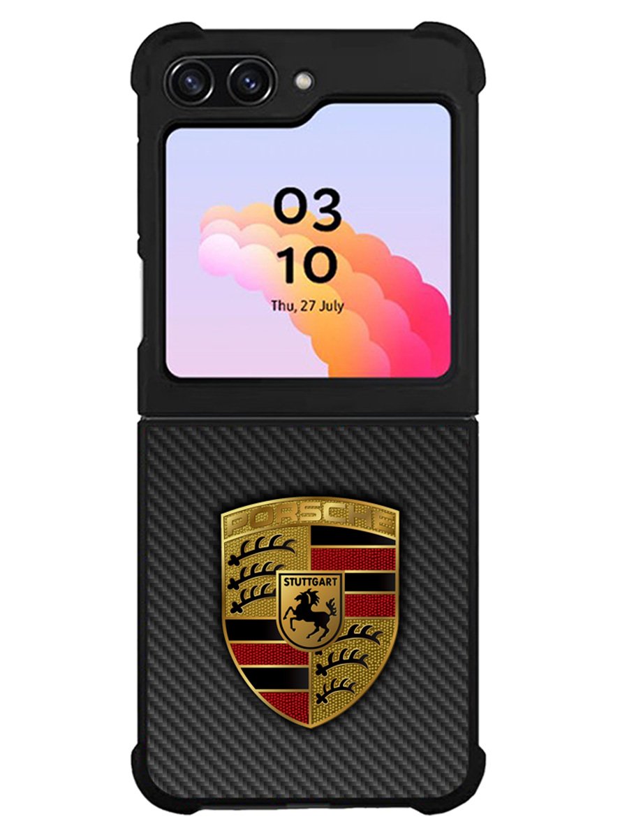 Porsche Badge Logo Samsung Galaxy Z Flip 5 5G 2023 Case OV1075