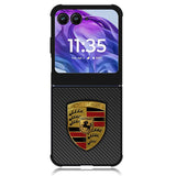 Porsche Badge Logo Motorola Moto Razr Plus 2024 , Moto Razr+ 2024 Case OV1075