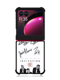 why dont we signatures Motorola Moto Razr Plus 2023 , Moto Razr+ 2023 Case OV1078
