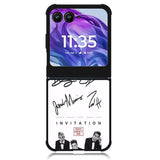 why dont we signatures Motorola Moto Razr Plus 2024 , Moto Razr+ 2024 Case OV1078