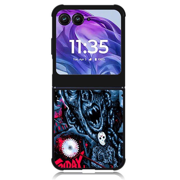Classic Horror Movie Motorola Moto Razr Plus 2024 , Moto Razr+ 2024 Case