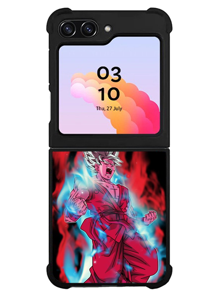 goku super saiyan blue kaioken x10 Samsung Galaxy Z Flip 5 5G 2023 Case OV1101