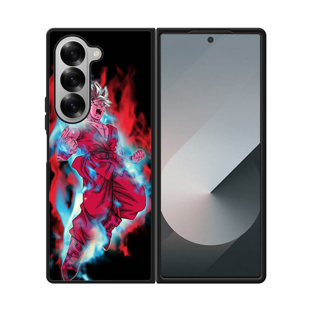 goku super saiyan blue kaioken x10 Samsung Galaxy Z Fold 7 5G Case QC1101