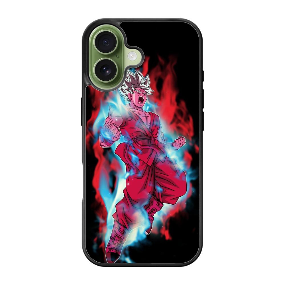 goku super saiyan blue kaioken x10 iPhone 17 Case QC1101