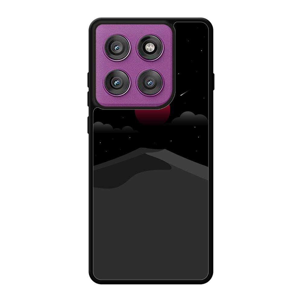 moon red FLX0507 Motorola Moto Edge 60 Pro Case