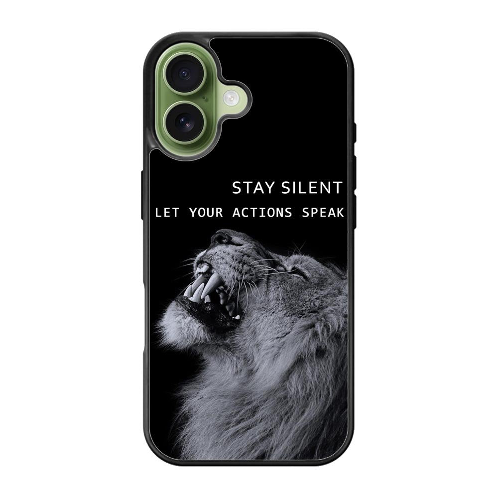 Let your actions speak FLX0540 iPhone 17 Case