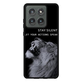 Let your actions speak FLX0540 Motorola Moto Edge 2025 Case