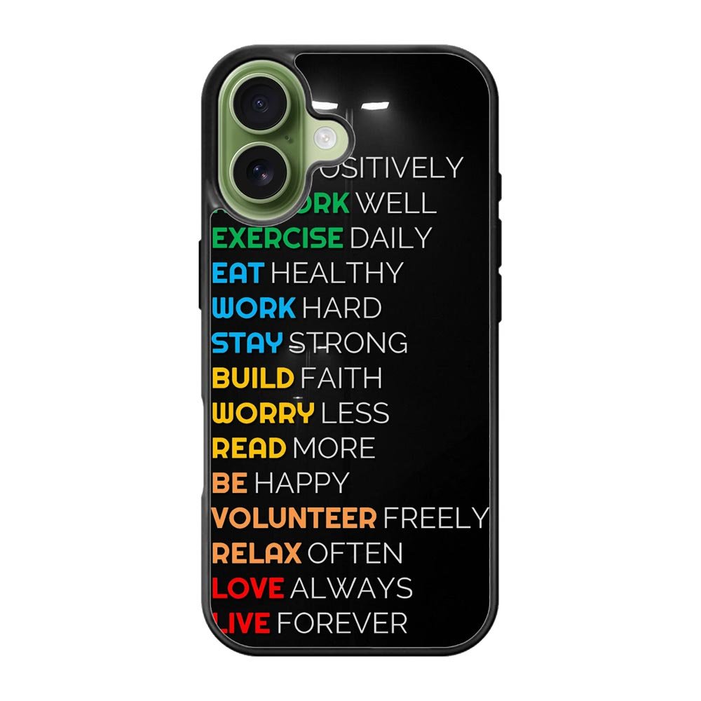 Daily motivation FLX0547 iPhone 17 Case