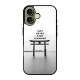 Never stop learning FLX0548 iPhone 17 Case
