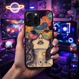 Mind Full of Universes Illustration Case Cover Protective for iPhone, Samsung & Google Pixel HE0008