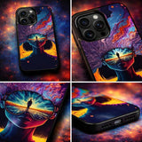 Psychedelic Mind Galaxy Illustration Case Cover Protective for iPhone, Samsung & Google Pixel HE0012