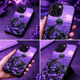 Skeleton Flower Field Surreal Art Case Cover Protective for iPhone, Samsung & Google Pixel HE0015