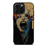 Abstract Horror Face Illustration Art Case Cover Protective for iPhone, Samsung & Google Pixel HE0019