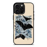 Vintage Bat Botanical Gothic Illustration Case Cover Protective for iPhone, Samsung & Google Pixel HE0034
