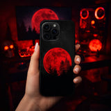 Blood Red Moon Gothic Wall Art Case Cover Protective for iPhone, Samsung & Google Pixel HE0038