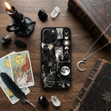 Dark Tarot Gothic Collage Art Case Cover Protective for iPhone, Samsung & Google Pixel HE0049