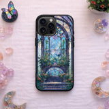 Stained Glass Garden Window Art Case Cover Protective for iPhone, Samsung & Google Pixel HE0058