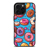 Cute Donut Pattern Pop Art Print Case Cover Protective for iPhone, Samsung & Google Pixel HE0060