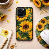 Golden Sunflower Bloom Case Cover Protective for iPhone, Samsung & Google Pixel HE0081