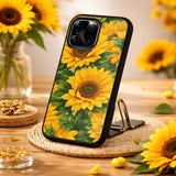 Golden Sunflower Bloom Case Cover Protective for iPhone, Samsung & Google Pixel HE0081