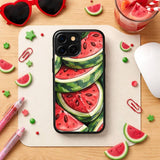 Fresh Watermelon Slice Stack Case Cover Protective for iPhone, Samsung & Google Pixel HE0096