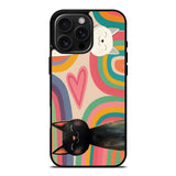 Rainbow Dream Sleeping Cats Case Cover Protective for iPhone, Samsung & Google Pixel HE0102