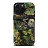 Vintage Moths and Saturn Study Case Cover Protective for iPhone, Samsung & Google Pixel HE0121