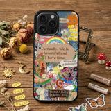 Colorful Positive Quotes Vision Board Case Cover Protective for iPhone, Samsung & Google Pixel HE0128