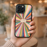 Color Burst With Breathe Quote Case Cover Protective for iPhone, Samsung & Google Pixel HE0208