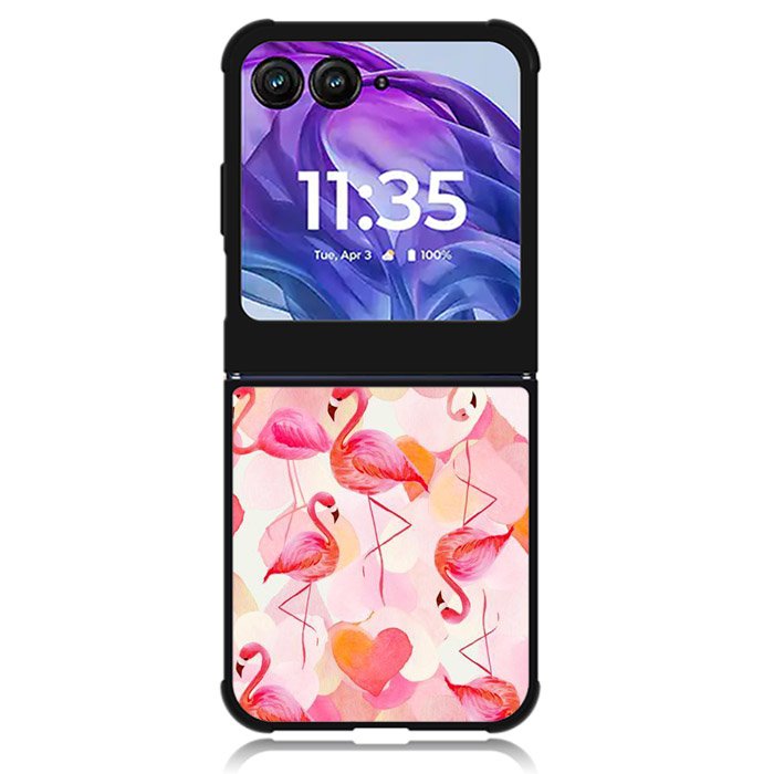 Flamingo Pink Motorola Moto Razr Plus 2024 , Moto Razr+ 2024 Case