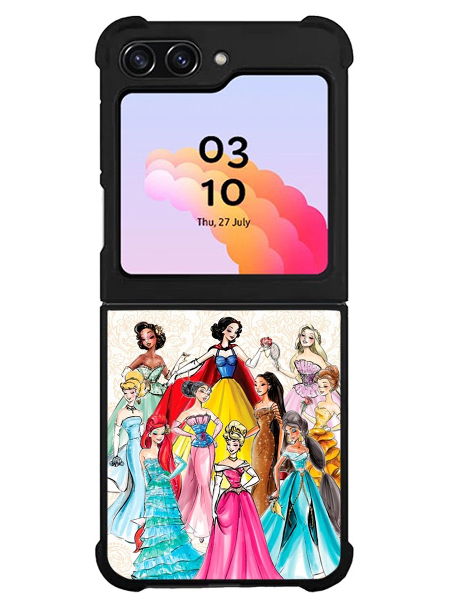 Princess Disney Art Samsung Galaxy Z Flip 5 5G 2023 Case OV1146
