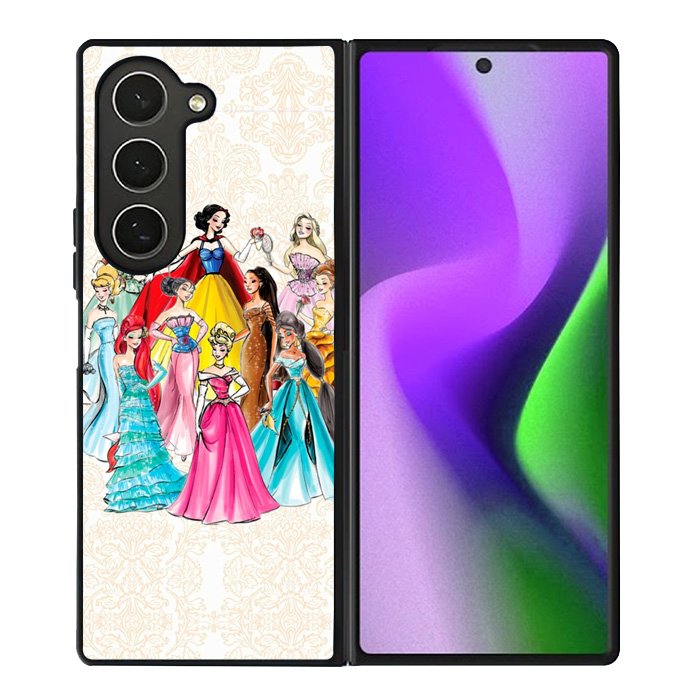 Princess Disney Art Samsung Galaxy Z Fold 6 5G 2024 Case OV1146