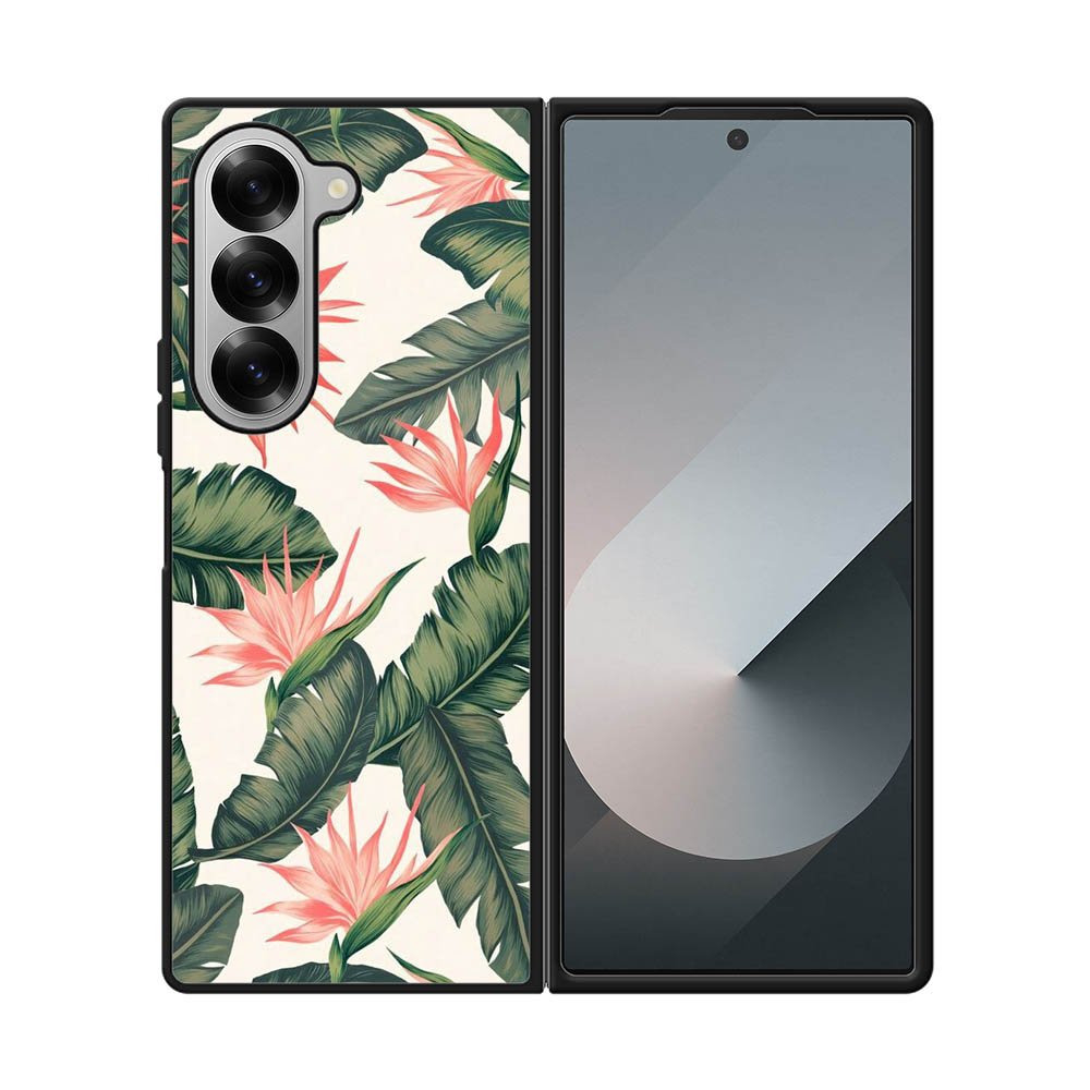 Tropical Flower Samsung Galaxy Z Fold 7 5G Case QC1150