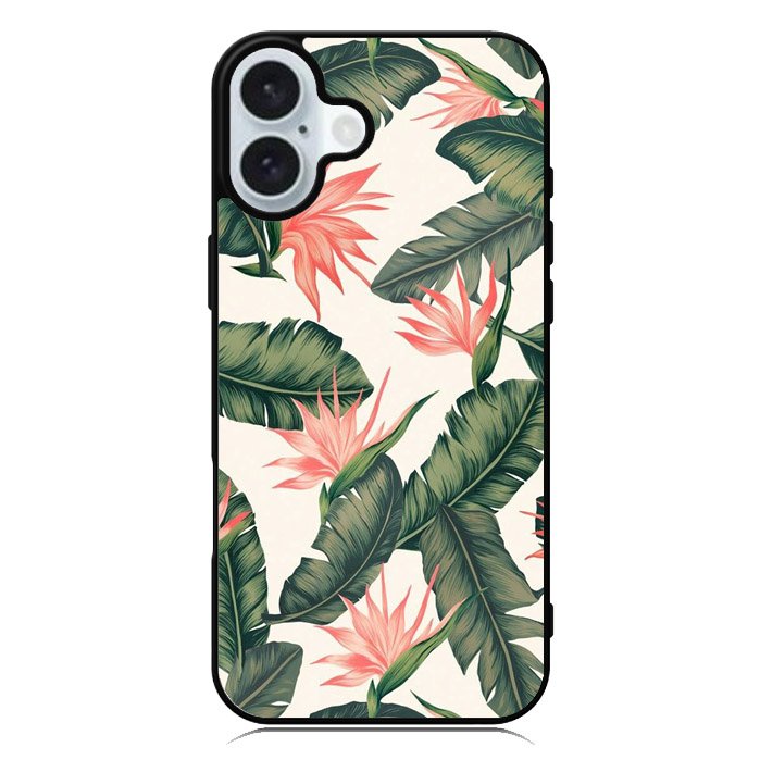 Tropical Flower iPhone 16 Case QC1150