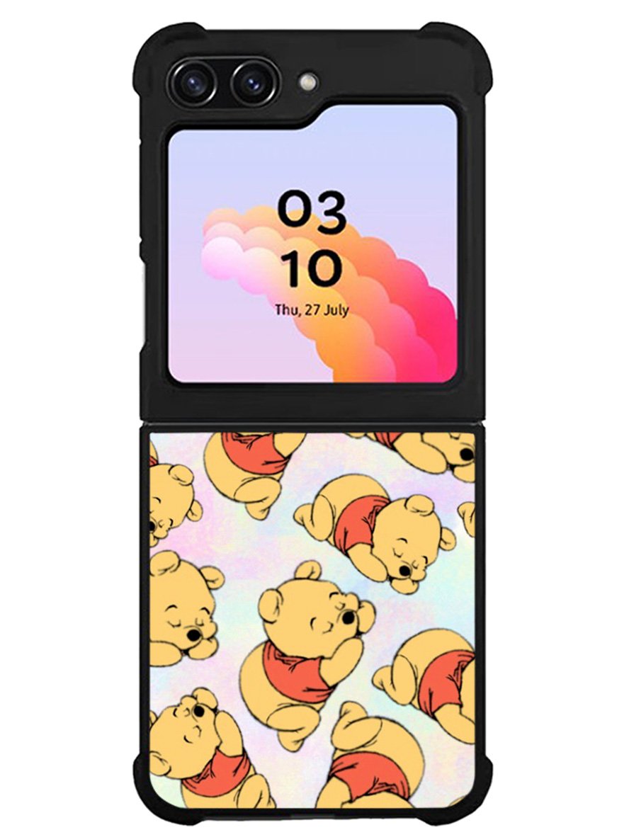 Winnie The Pooh Pattern Samsung Galaxy Z Flip 5 5G 2023 Case OV1152