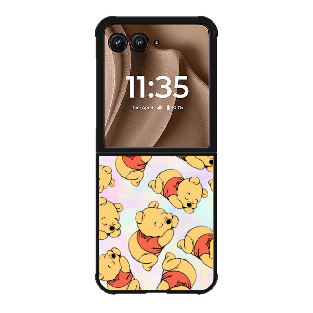 Winnie The Pooh Pattern Motorola Moto RAZR Plus 2025 Case OV1152