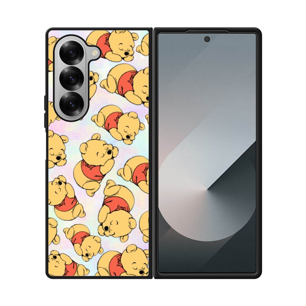 Winnie The Pooh Pattern Samsung Galaxy Z Fold 7 5G Case QC1152