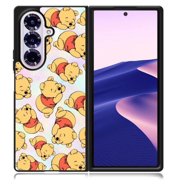 Winnie The Pooh Pattern Samsung Galaxy Z Fold 7 Case OV1152