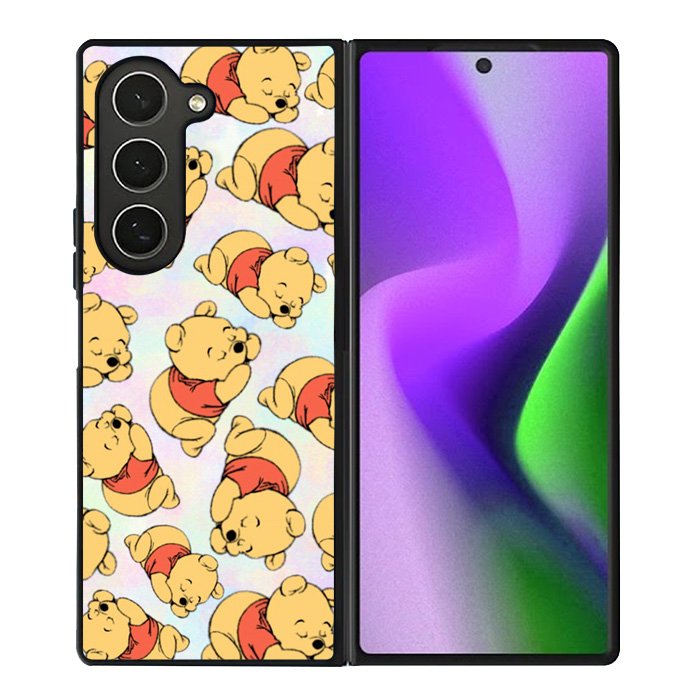 Winnie The Pooh Pattern Samsung Galaxy Z Fold 6 5G 2024 Case OV1152